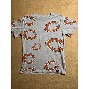 NFL Team Apparel Youth LG (14-16) Chicago Cub Bears Short Sleeve Crew Neck Shirt